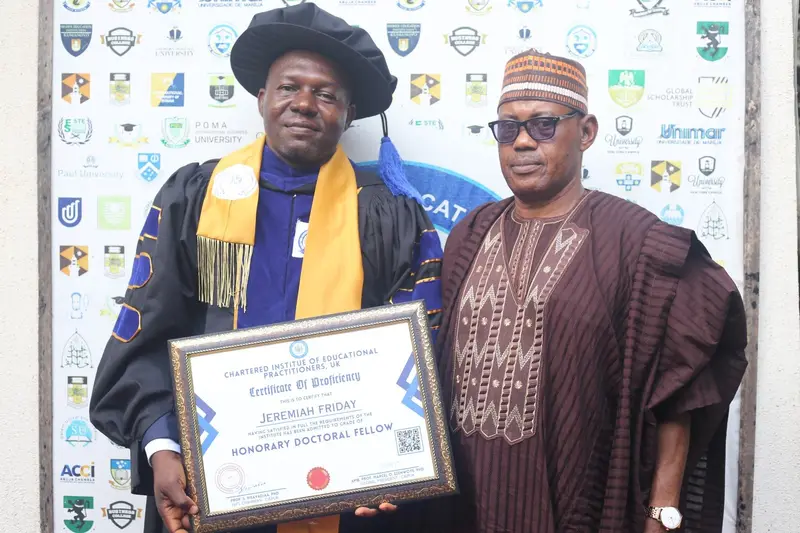Conferment of a fellowship, October 2023