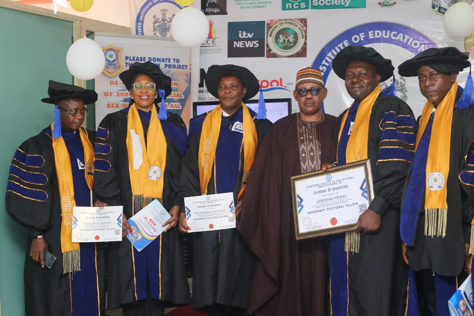 Fellows and guests at the induction, October 2023