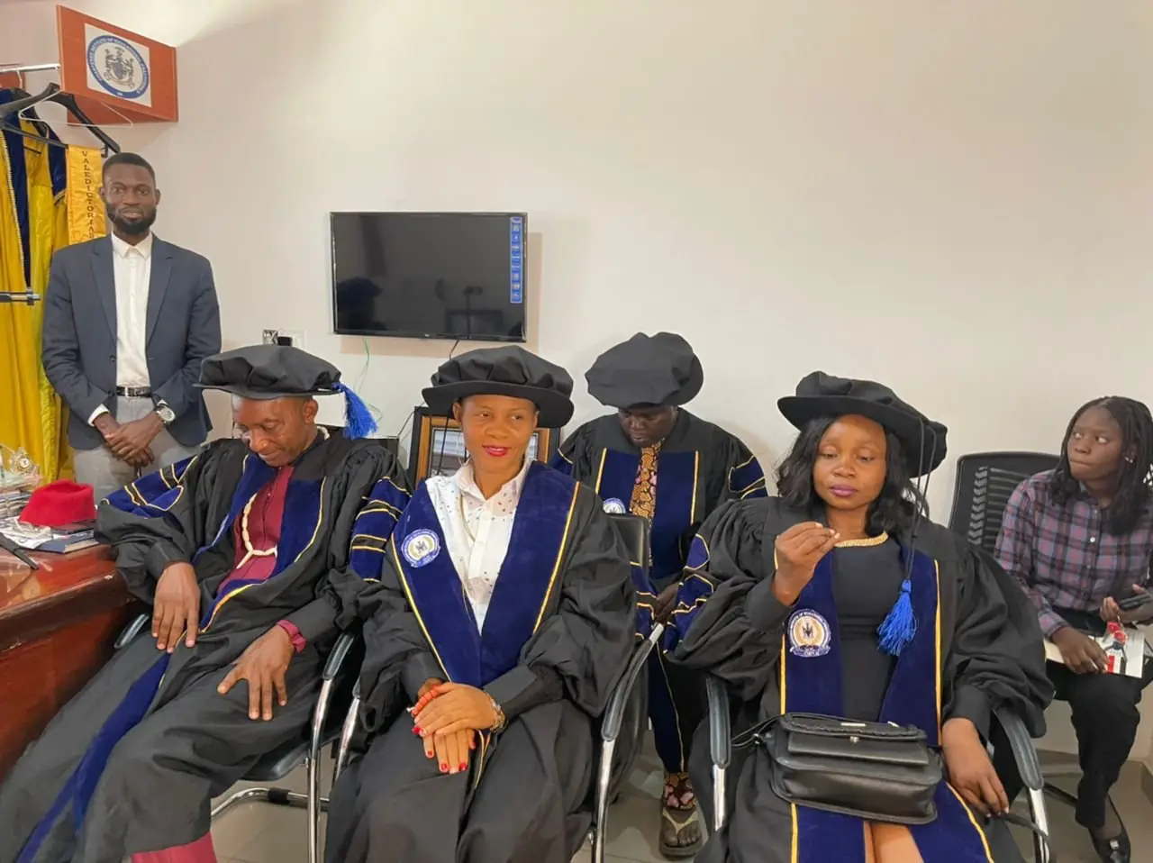 Inductees at the CIEPUK office